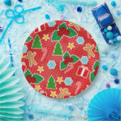 Borden voor kerstfeestartikelen papieren bordje (Feest)