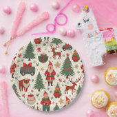 Borden voor kerstfeestdagen papieren bordje (Feest)