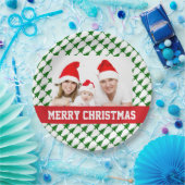 Borden voor kerstfotofeesten papieren bordje (Feest)