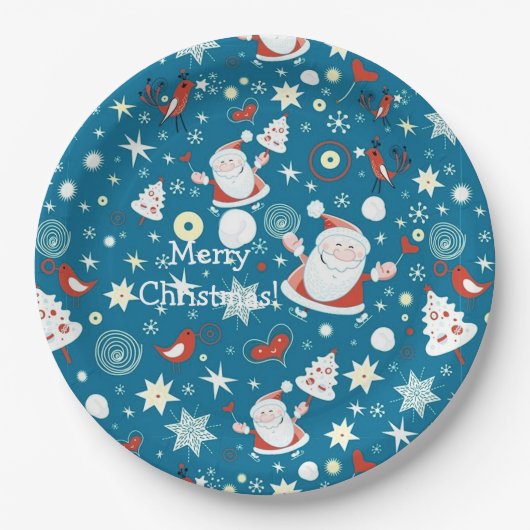 Borden voor kerstkerstkerstkerstkerstkerstkerstfee papieren bordje (Voorkant)