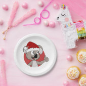 Borden voor kerstkoala-cartoon papieren bordje (Feest)