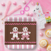 Borden voor kerstkoekjes papieren bordje (Feest)