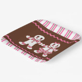 Borden voor kerstkoekjes papieren bordje (Gebogen)