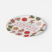 Borden voor kerstkoekjesdecorcering papieren bordje (Gekanteld)