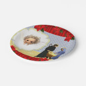 Borden voor kerstpapier, Angel, Jezus Christus Papieren Bordje (Gekanteld)