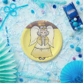 Borden voor kerstpapier, Angel Papieren Bordje (Feest)