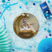 Borden voor kerstpapier, Angel Papieren Bordje (Feest)