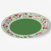Borden voor kerstpapier (DKGR) Papieren Bordje (Gekanteld)