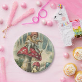 Borden voor kerstpapier, Elf  Papieren Bordje (Feest)