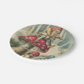 Borden voor kerstpapier, Elf  Papieren Bordje (Gekanteld)