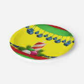 Borden voor kerstpapier, kaars papieren bordje (Gekanteld)