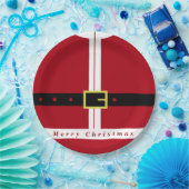 Borden voor kerstpapier met kerstcadeaudesign papieren bordje (Feest)