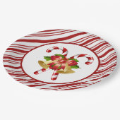 Borden voor kerstpapier met snoepriet papieren bordje (Gekanteld)