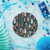 Borden voor kerstpapier met voedingskraker papieren bordje (Feest)