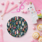 Borden voor kerstpapier met voedingskraker papieren bordje (Feest)