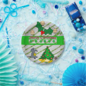 Borden voor kerstpapier, muizen papieren bordje (Feest)