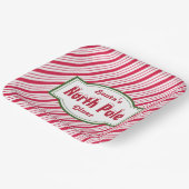 Borden voor kerstpapier op Noordpool Papieren Bordje (Gebogen)
