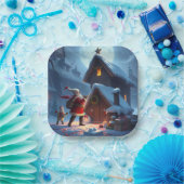 Borden voor kerstpapier papieren bordje (Feest)