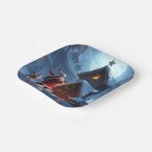 Borden voor kerstpapier papieren bordje (Gebogen)