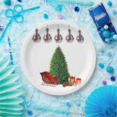 Borden voor kerstpapier papieren bordje (Feest)