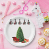 Borden voor kerstpapier papieren bordje (Feest)