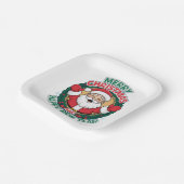 Borden voor kerstpapier papieren bordje (Gebogen)