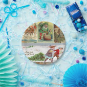 Borden voor kerstpapier, papieren bordje (Feest)