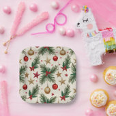 Borden voor kerstpapier papieren bordje (Feest)