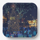 Borden voor kerstpapier papieren bordje (Voorkant)