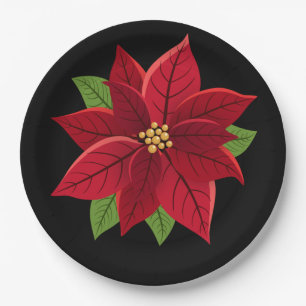 Borden voor kerstpapier papieren bordje