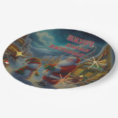 Borden voor kerstpapier papieren bordje (Gekanteld)