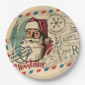 Borden voor  kerstpapier papieren bordje (Voorkant)