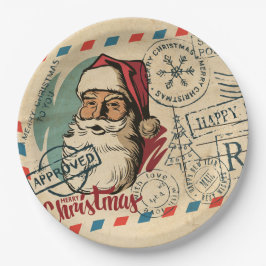 Borden voor  kerstpapier papieren bordje