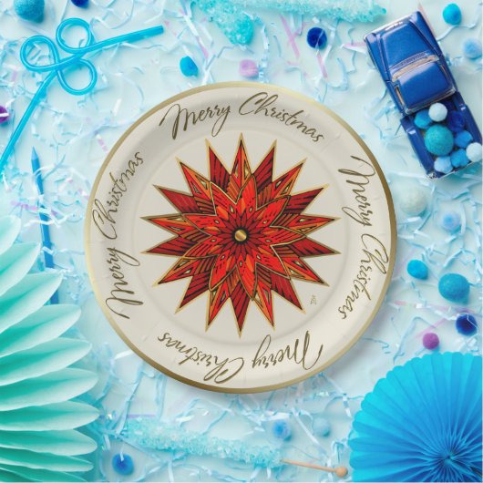Borden voor kerstpapier papieren bordje (Feest)