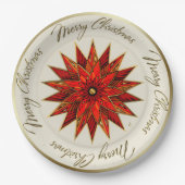 Borden voor kerstpapier papieren bordje (Voorkant)