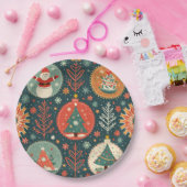 Borden voor kerstpapier papieren bordje (Feest)