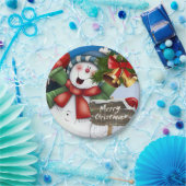 Borden voor kerstpapier, prettige kerstfeestdag papieren bordje (Feest)