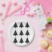 Borden voor kerstpapier, smakelijk kerstmis papieren bordje (Feest)