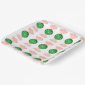 Borden voor kerstpapier Snoep Papieren Bordje (Gebogen)