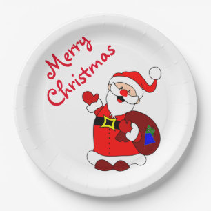 Borden voor kerstpapier/wandelskerstkerstmis papieren bordje