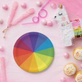 BORDEN VOOR KLEURWIEL PAPIEREN BORDJE (Feest)