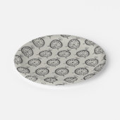 Borden voor  klokpapier papieren bordje (Gekanteld)