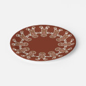 Borden voor koekjes en koekjes papieren bordje (Gekanteld)