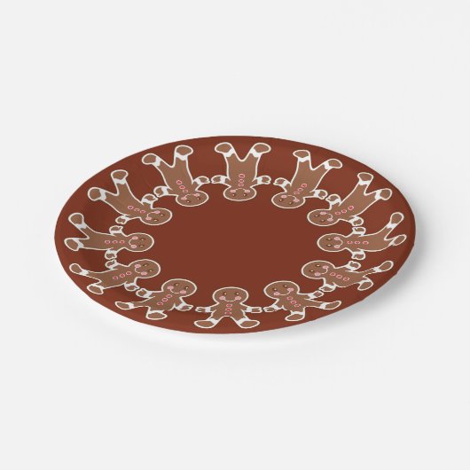 Borden voor koekjes en koekjes papieren bordje (Gekanteld)