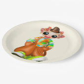 Borden voor koudpapier papieren bordje (Gekanteld)