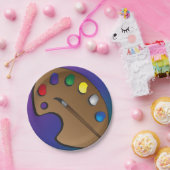 Borden voor kunstpaletpapier papieren bordje (Feest)