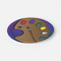 Borden voor kunstpaletpapier