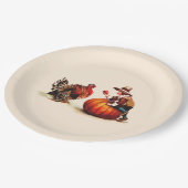 Borden voor kunststofThanksgiving Papieren Bordje (Gekanteld)