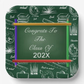 Borden voor kwaliteitsklassen papieren bordje (Voorkant)