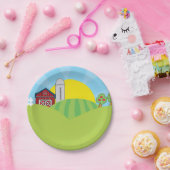 Borden voor landenpapier Boerderij Papieren Bordje (Feest)